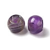 Natural Amethyst European Beads G-N342-03M-2