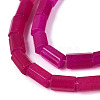 Dyed Natural Malaysia Jade Beads Strands GG-N002-01A-19-4