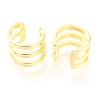 925 Sterling Silver Cuff Earrings EJEW-H124-12G-2