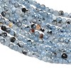 Natural Devil Blue Aquamarine Beads Strands GG-CBAF158-D01-04-3