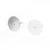 Tarnish Resistant 304 Stainless Steel Stud Earring Findings STAS-D448-088P-12mm-1