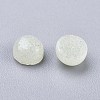 Synthetic Luminous Stone Cabochons G-P393-R63-4MM-2