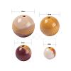 340Pcs 4 Sizes Natural Mookaite Beads G-LS0001-34-3
