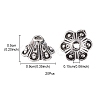 Alloy Bead Cap TIBE-YW0001-38AS-3