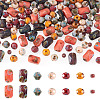 140Pcs 7 Styles Glass Seed Beads Sets SEED-TAD0001-04-1