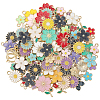 120Pcs 6 Styles Alloy Enamel Pendants ENAM-SC0007-03A-1