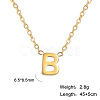 201 Stainless Steel Initial Pendant Necklaces FS-WG78A3B-02-1