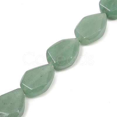 Natural Green Aventurine Beads Strands G-U018-K01-01-1