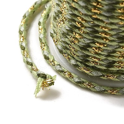 4-Ply Polycotton Cord with Metallic Thread LS-OCOR-Z003-D101-1
