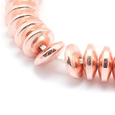 Electroplate Non-magnetic Synthetic Hematite Beads Strands G-L485-05B-RG-1