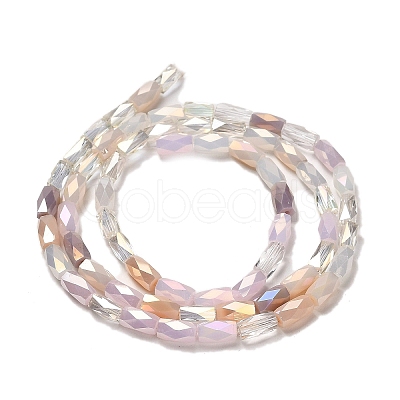 Electroplate Glass Beads Strands EGLA-D030-07A-1