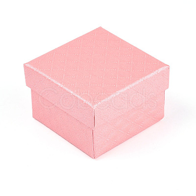 Square Cardboard Ring Boxes LS-CBOX-S020-02-1