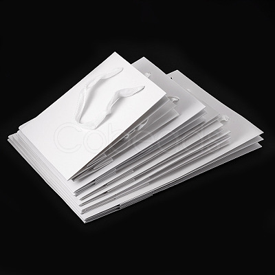 10Pcs 5 Sizes Kraft Paper Gift Shopping Bags Set ABAG-TA0002-23A-1