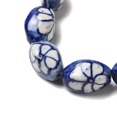 Blue and White Porcelain Beads PORC-C003-02-1