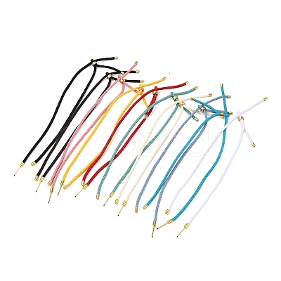 Adjustable Nylon Cord Necklace Making KK-CBACFA2-02G-1