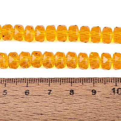 Transparent Glass Beads Strands GLAA-Q114-01A-A05-1