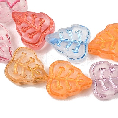 Baking Paint Transparent Glass Beads GL-CBA4370-04-1