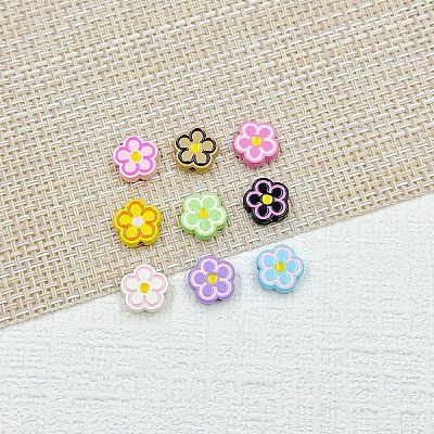 Baking Paint Alloy Enamel Beads FIND-G092-02B-1