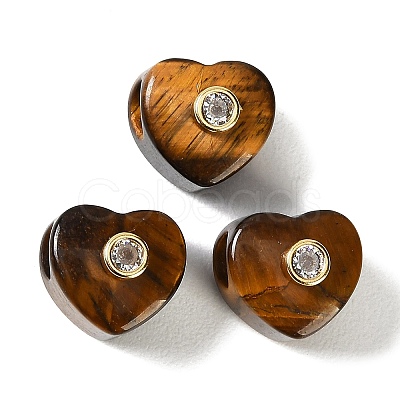 Natural Tiger Eye European Beads GG-CBA1AE1-03G-01-1