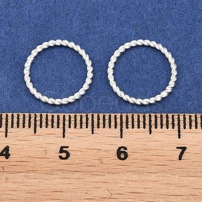 Brass Soldered Closed Jump Rings KK-K253-15E-03S-1