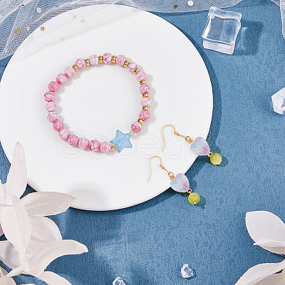 Eco-Friendly Transparent Acrylic Beads TACR-DC0001-04A-1