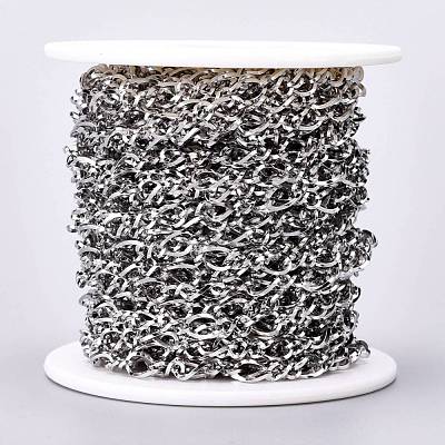 Tarnish Resistant 304 Stainless Steel Figaro Chains CHS-L001-138-0.8mm-1