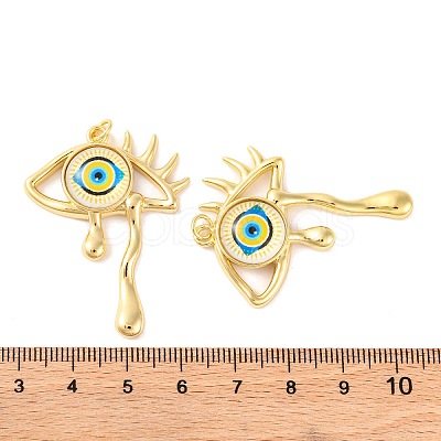 Rack Plating Brass Micro Pave Cubic Zirconia Pendants KK-H486-23G-1