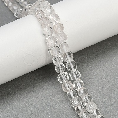 Natural Quartz Crystal Beads Strands G-H078-C33-6mm-1