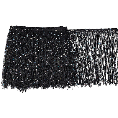 5M Paillette Tassel Polyester Ribbon Trim OCOR-BC0006-56A-1