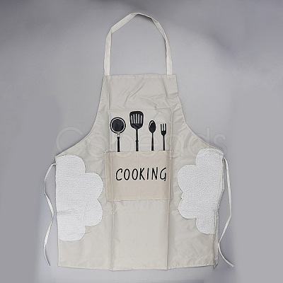 PVC Sleeveless Apron AJEW-WH20020-206-1