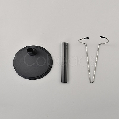 304 Stainless Steel Adjustable Height Doll Stands FIND-WH0260-44B-02-1