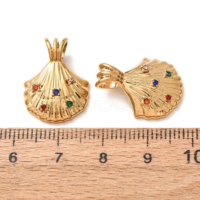 304 Stainless Steel Rhinestone Pendants RB-CBA5CCB-03G-1