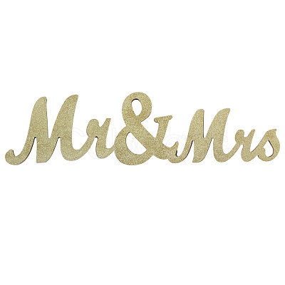 3Pcs 3 Styles Wooden Word Display Decorations AJEW-WH0270-177-1
