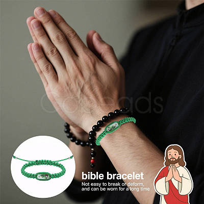 Cotton Cord Braided Bracelets FS-WG5D436-01-1