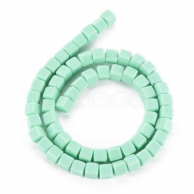 Handmade Polymer Clay Beads Strands X-CLAY-T020-09B-1
