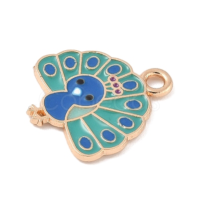 Alloy Enamel Pandants FIND-M083-02-KCG-1