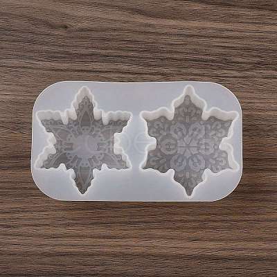 Christmas Theme DIY Snowflake Shape Silicone Candle Molds LS-SIMO-P010-B02-1