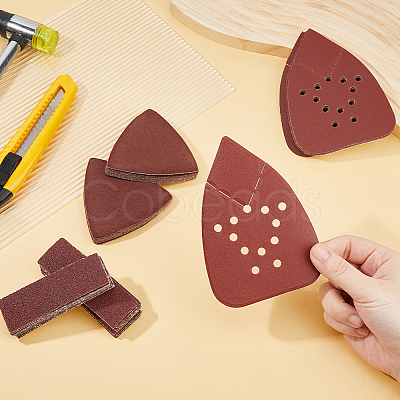 120Pcs 12 Colors Sanding Polish Abrasive Disc Paper DIY-BC0014-55-1