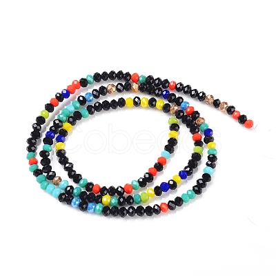 Glass Beads Strands GLAA-F106-B-04-1