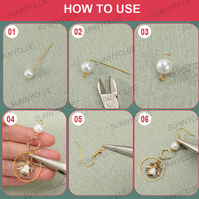 Christmas Theme DIY Fibre & Alloy Enamel Pendant Earring Making Kits DIY-SC0028-32-1