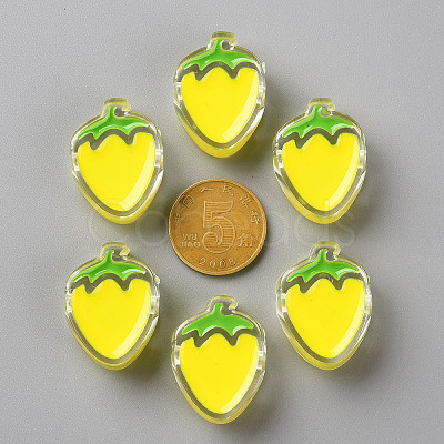 Transparent Enamel Acrylic Beads LS-TACR-S155-003H-1