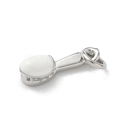 Brass Enamel Pendants KK-A273-10P-01-1