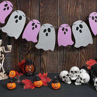 Halloween Theme Ghost Paper Hanging Streamer DIY-WH20014-02B-1