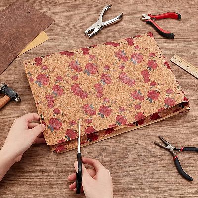 Embossed PU Imitation Leather Fabric DIY-WH0043-95A-1