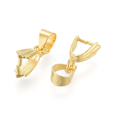 Brass Ice Pick Pinch Bails X-IFIN-KK10-G-1