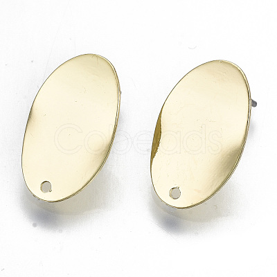 Rack Plating Iron Stud Earring Findings IFIN-N008-001-RS-1