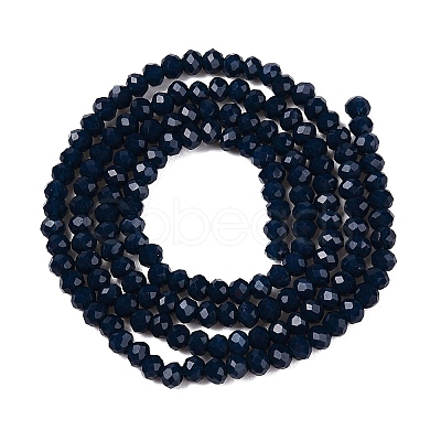 Opaque Solid Color Imitation Jade Glass Beads Strands LS-EGLA-A044-P2mm-D16-1