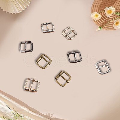 8Pcs 4 Colors Roller Buckles for Bag Strap Connector IFIN-CL0001-12-1