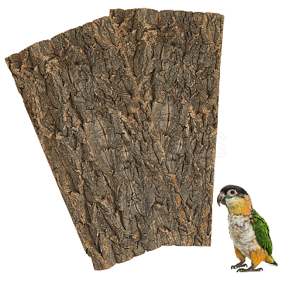 Wood Tree Rind Decoration AJEW-WH20064-07A-1