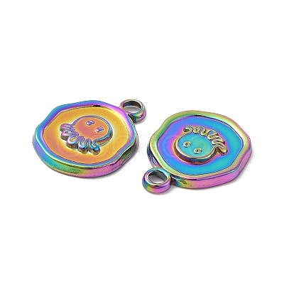 Ion Plating(IP) 304 Stainless Steel Pendants STAS-B032-34MC-1